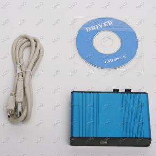 USB External Sound Card 5 1 Surround Adapter Audio s PDIF for Laptop