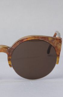 Super Sunglasses The Lucia in Brown Stone