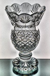 Waterford Society Crystal Fitzwilliam Vase Limited Ed. 71/500 w Box