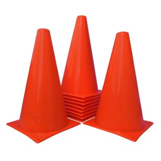15 Orange 9 Cones Athletic Field Marking Soccer Football Lacrosse