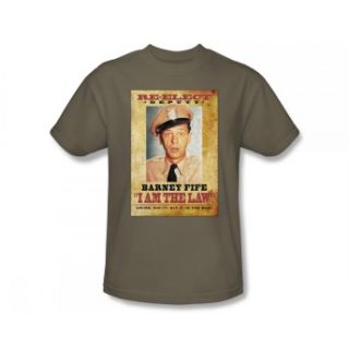 Andy Griffith Show Barney Fife I Am The Law TV Show T Shirt Tee