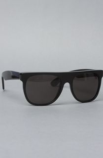 Super Sunglasses The Flat Top Sunglasses in Black