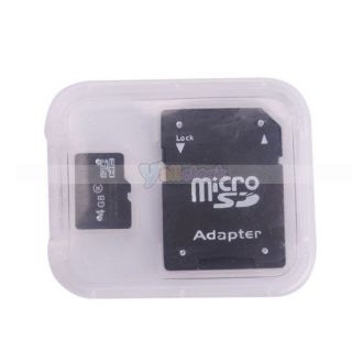 New High Capacity 4G 4GB MicroSD Micro SD TF Flash Memory Card