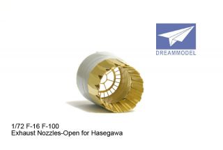 DreamModel 1 72 0523 F 16 F 100 Exhaust Nozzles Open