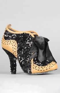 Irregular Choice The Abigails Party Shoe in Black Tan