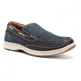 Florsheim Mens Lakeside Slip Casual Loafers Shoes Navy Blue Nubuck