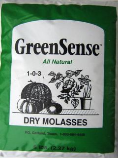 Dry Molasses Plant Fertilizer Compost Food 5 Lbs