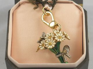 Juicy Couture Daisy Flower Butterfly Bouquet Charm