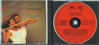 Roxy Music Flesh and Blood West Germany CD Polydor Red Face Label RARE