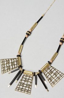 Kris Nations The Kimo Necklace in Black and Gold