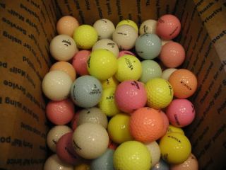 Fluorescent and Colored Golf Balls 50 AA Pinnacle Top Flite Precept