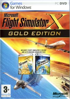 New PC Game Microsoft Flight Simulator x Gold Edition