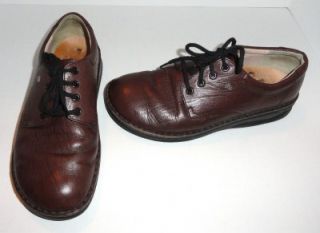 Finn Comfort Mens #4614901 Brown Leather Oxfords Sneakers Size 7