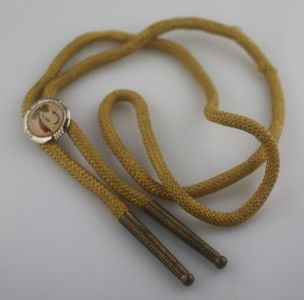 Vintage Fly Fishing Tackle Bait Hook Bolo Tie Necklace Tie Clip Bar
