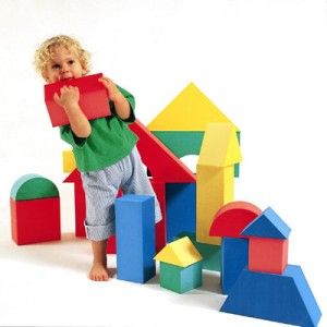 Giant Oversized Soft Foam Blocks 32 Blocks in Various Colors 4 Thick