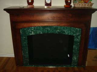 Marble Fireplace mantel in Antiques