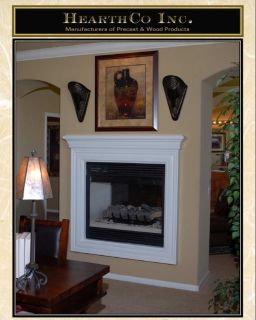  Frame Fireplace Mantel Mantle Surround Gypsum Precast Mantels
