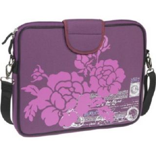 Handbags Laurex 13.3 Laptop Sleeve Purple Hibiscus 