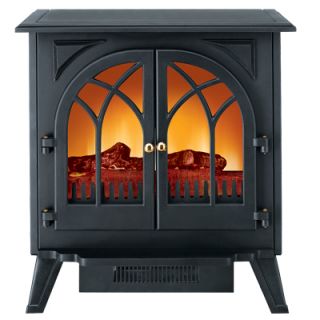  Electric Fireplace Stove Heater Black Floor Standing US Stock