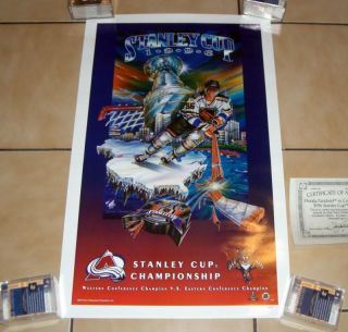 1996 Florida Panthers Stanley Cup Championship Poster