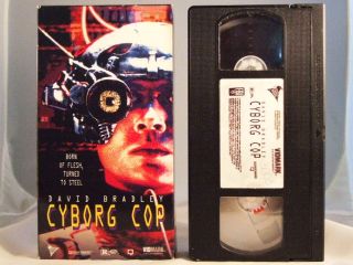 Cyborg Cop VHS 1993 David Bradley John Rhys Davies