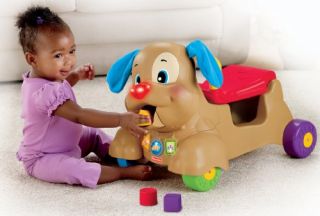 Fisher Price Laugh and Learn Stride to Ride Puppy New