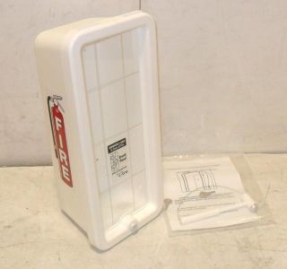 Lot of 2 Plastic Fire Extinguisher Cabinet 105 5WWC