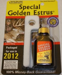 Wildlife Research 1oz Special Golden Estrus 2012 Buck Deer Scent Lure