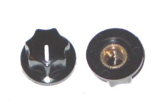 Black MXR Style Knobs Small 3 4 Diameter for 1 4 Shaft Set Screw