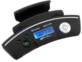 FM Transmitter Mobile Phone Bluetooth Steering Wheel Car Kit with SD