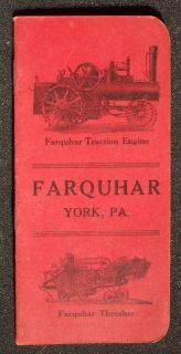 1890s Farquhar Steam Engines Tractors Sawmill York PA