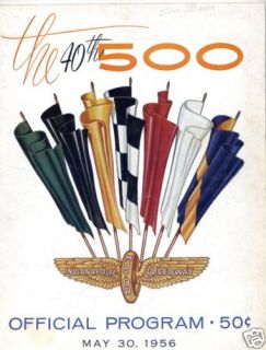 Indianapolis 500 Official Program 1956 Pat Flaherty