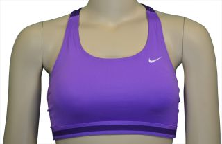 Nike Womens Dri Fit Sports Bra Tank Top Purple