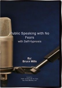 Public Speaking with No Fears Self Hypnosis CD SRP $39