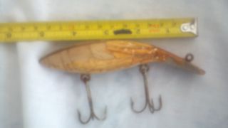 Vintage Wood lure Rush Tango Missing paint flaws