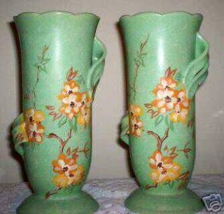  Elegant Victorian Mantel Vases Flaxton England