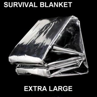 XL Survival Blanket Emergency Tent 4 Back Pack Bob 100s Available
