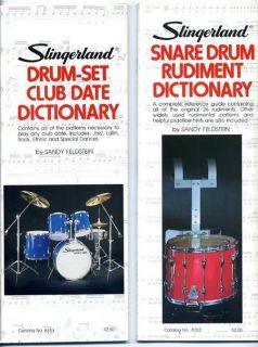 Vintage Slingerland Drum Dictionary Set Feldstein