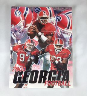 2000 georgia bulldogs football media guide 360 pages quincy carter
