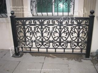 Nice Cast Iron Victorian Fence Panel System NB21
