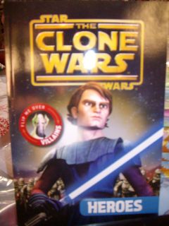 New Star Wars The Clone Wars Heroes and Villians Flip Book