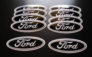 10 Sheets Ford Montocross Racing Decal Stickers Black