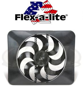 Flexalite 180 Black Magic Xtreme Shrouded Electric Fan 3300 CFM Puller