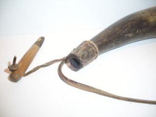  Powder Horn for The Muzzle Loader Flintlock Style Rifles