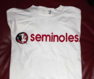 Florida State Seminoles White T Shirt New 