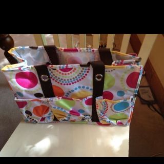 Thirty One GIfts Organizing Utility Tote (Circle Spirals) Great Diaper