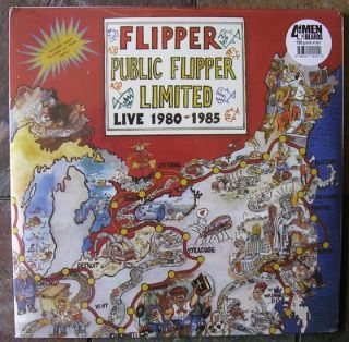 Flipper Public Flipper Limited 2xLP Punk Rock 180g Vinyl New SEALED
