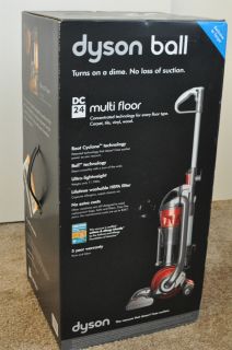 Dyson DC24 Red Multi Floors Upright Cleaner NEW Sealed Box ultra