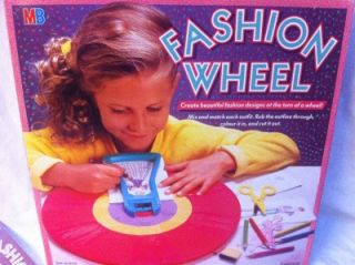 fashion wheel vintage game from mb games 1993