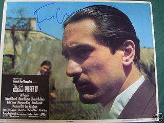 Francis Ford Coppola Godfather II Orig Autograph Lobby